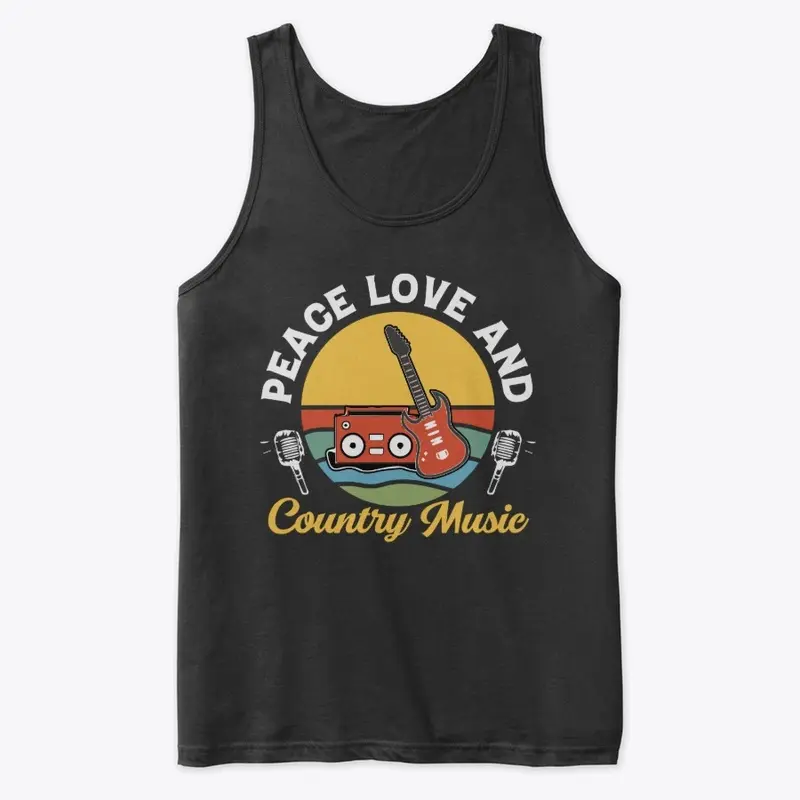 PEACE LOVE AND COUNTRY MUSIC APPAREL