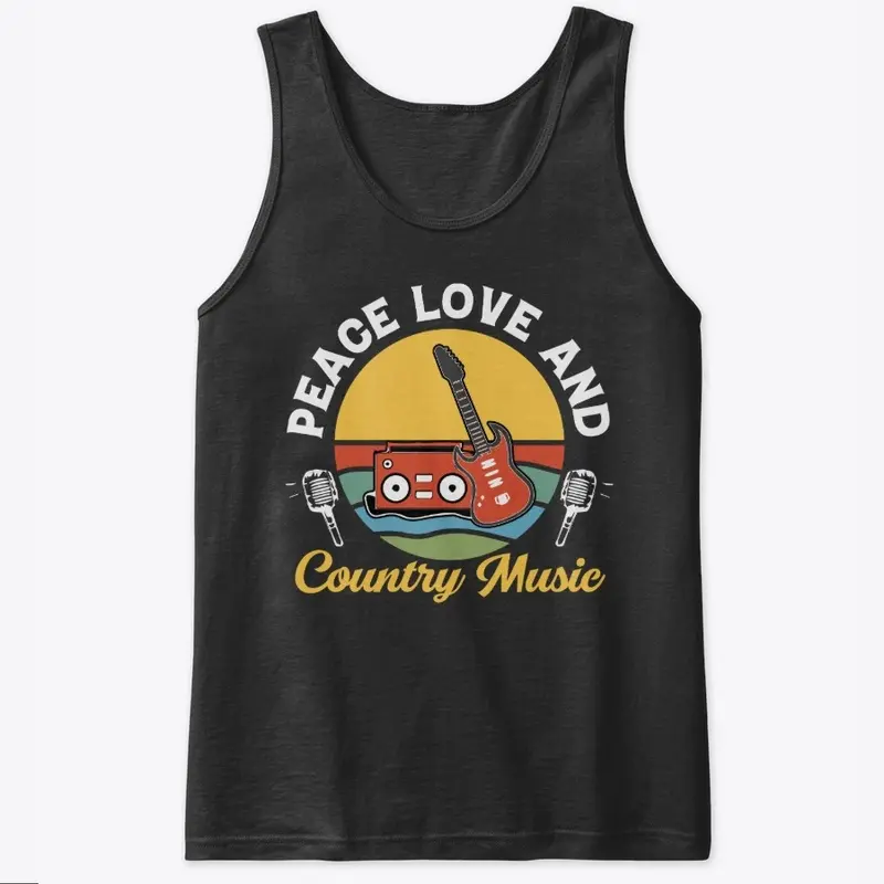 PEACE LOVE AND COUNTRY MUSIC APPAREL