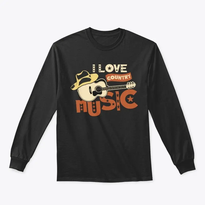 I LOVE COUNTRY MUSIC APPAREL