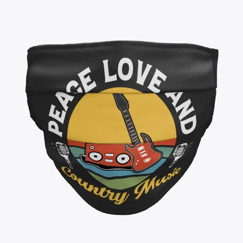 PEACE LOVE AND COUNTRY MUSIC ACCESSORIES