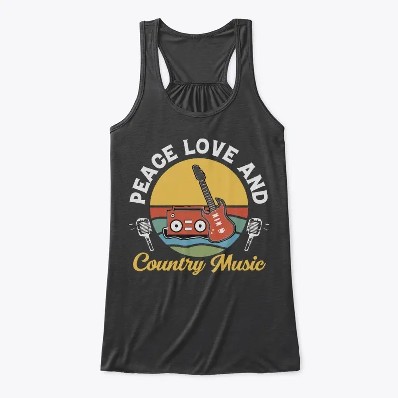 PEACE LOVE AND COUNTRY MUSIC APPAREL