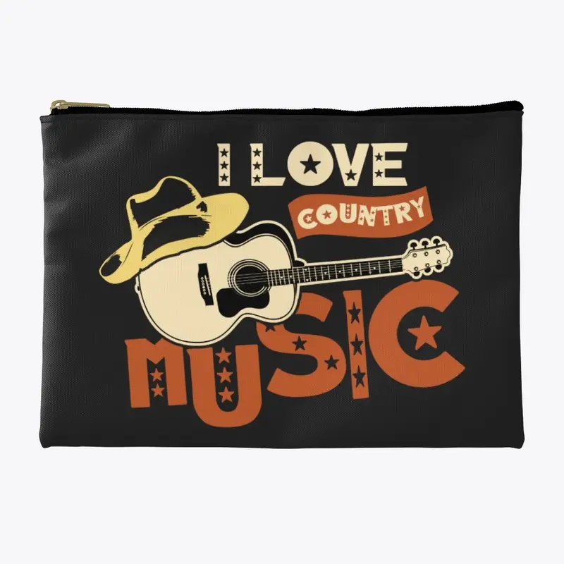 I LOVE COUNTRY MUSIC ACCESSORIES