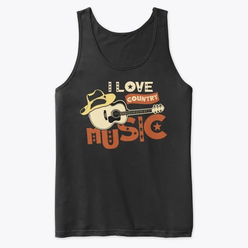 I LOVE COUNTRY MUSIC APPAREL