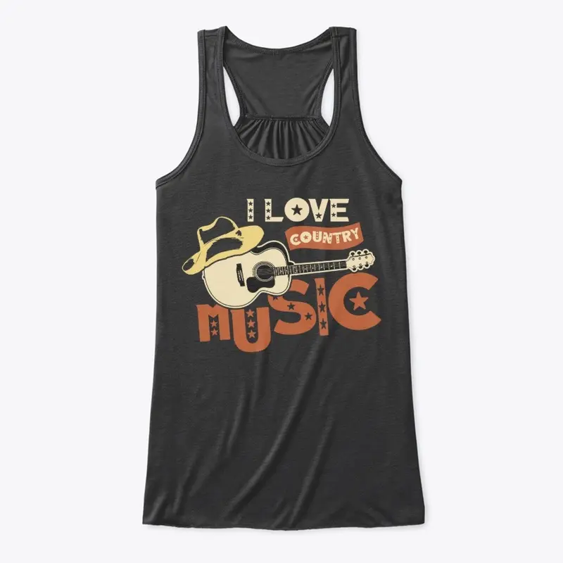 I LOVE COUNTRY MUSIC APPAREL