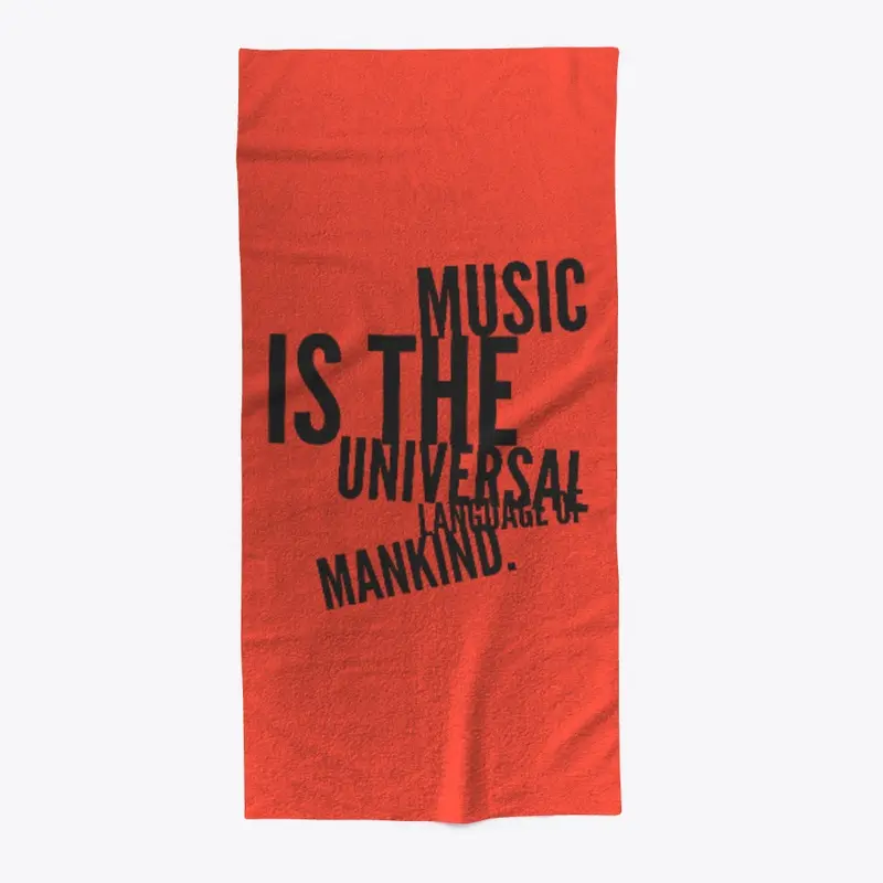 MUSIC IS THE UNIVERSAL LANGUAGE DECOR