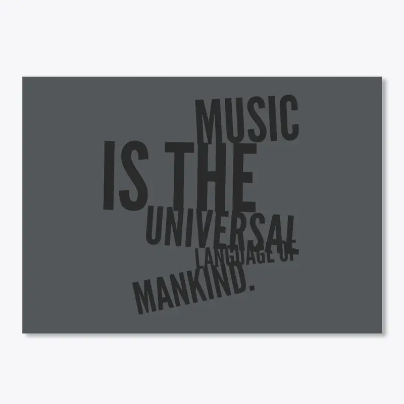 MUSIC THE UNIVERSAL LANGUAGE ACCESSORIES